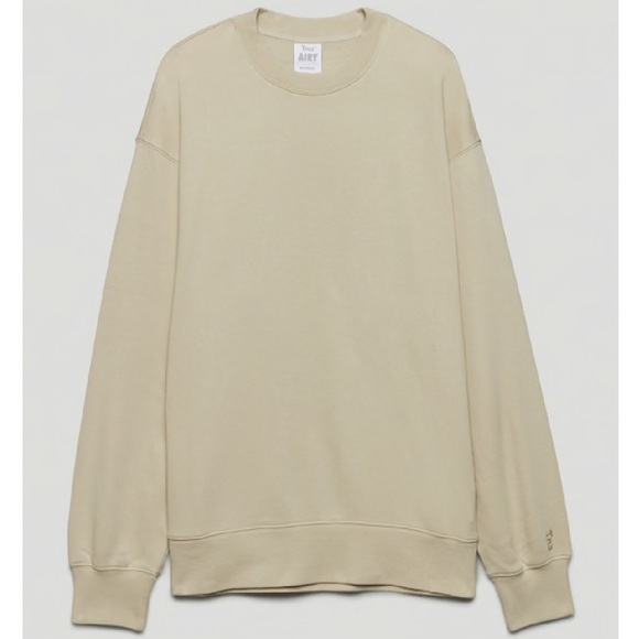 TNA Tops - Aritzia TNA Airy Fleece Boyfriend Crew
Sweatshirt - Size M - EUC
